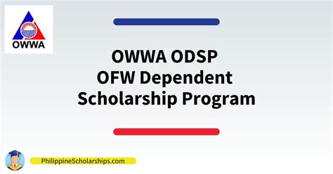 owwa results|Scholarship for Dependents – Overseas Workers Welfare .